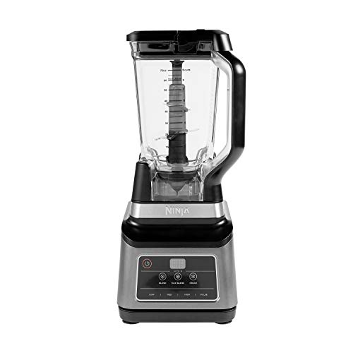 Ninja Blender 2-En-1 Avec Technologie Auto-Iq [Bn750Eu] 1200 W, Carafe 2,1 L, Gobelet 0,7 L, Noir/Argent
