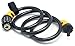 MEETLOCKS Resettable Combination Bike Locks, Stronger Coiled Cable Size 12x1200mm(1/2 Inch x 4 Feet)