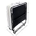 Layout 75x31.5-Inch Metal Folding Bed Frame with Memory Foam Mattress