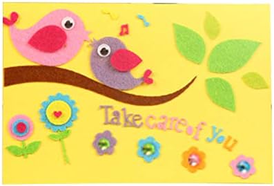 Ruikey 子供用手作りdiyグリーティングカード バレンタインデーカード メッセージカード 誕生日カード 結婚記念日の招待状 ありがとう手紙と封筒 B07yq32f 円