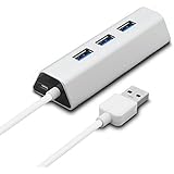 FREEGENE 4-Port USB 3.0 Hub (5Gbps Transfer Speed, Anodized Alloy, Compact, Lightweight, For Mac and Windows OS) USB 3.0 HUB (sliver)