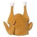 Simply Genius, 3 Pack, Plush Turkey Hats Thanksgiving Halloween Costume Holiday Trot Accessory