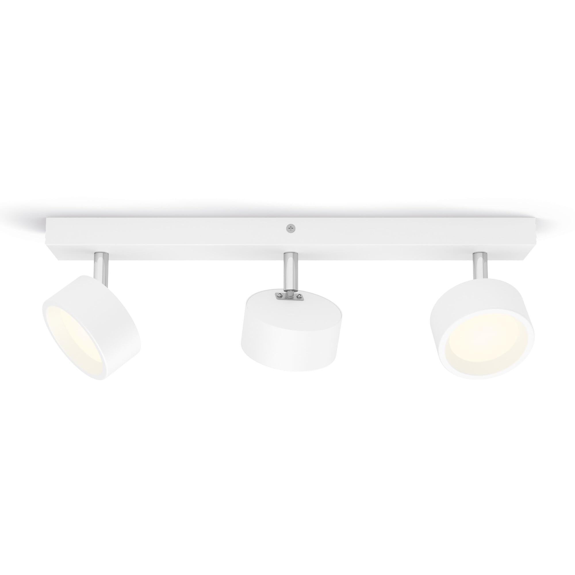 Philips LED Bracia Spot 3x5.5W Warm White 2700k [5.5W - White] For Indoor Home Lighting, Living Room, Study, Office