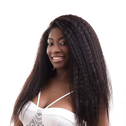Amazon Com Kln Unprocessed Virgin Hair Kinky Straight Lace Front
