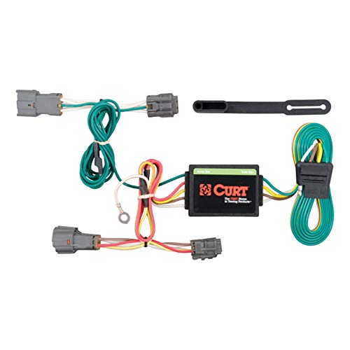 CURT 56222 Vehicle-Side Custom 4-Pin Trailer Wiring Harness for Select Kia Rondo, Kia Soul