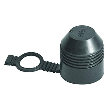Carpoint 0410108 Kappe für Anhängerkupplung mit Ring, Schwarz