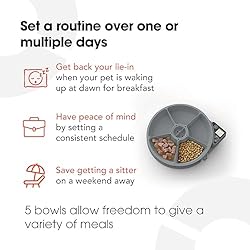 Cat Mate C500 - 5 Meal Digital Automatic Feeder
