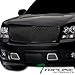 Topline Autopart Black Mesh Front Hood Bumper Grill Grille Cover ABS 07-14 Tahoe Suburban Avalanche