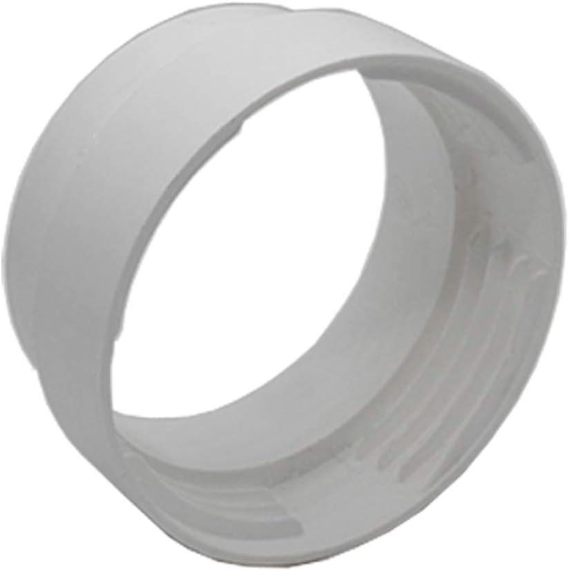 Kair Threaded Connector 100mm - 4 inch for Joining Flexible Hose to Round Duct Pipe, White, 100mm (Male) - Image 4