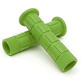 OUTERDO New Handlebar Grips Bicycle MTB BMX Road Mountain Bike Soft Rubber Handlebar End Grips green