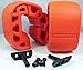 Sea-Doo New OEM Spark Snap-In Fender Set Hull Side Bumper Pair Red 295100418