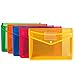 Imanr Premium Poly Envelope with Closure FolderCatcher5pc Mix Colors SetFC SizeTranslucen