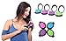 LOUISE MAELYS 4pcs Travel Folding Hair Brush with Mirror Pocket Comb Compact Mirror Brush Bulk Gift Idea