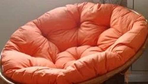 QXY Round Swing seat cushion without stand, For bird nest seat, Hanging egg, Rattan chair, Thicken Comfort seat pad-E D105cm(41inch)