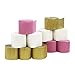 Coceca 12 Rolls 984ft Crepe Paper Streamers, Pink, Gold and White, for Birthday Party, Home Decoration, Thanksgiving, Christmas Decoration
