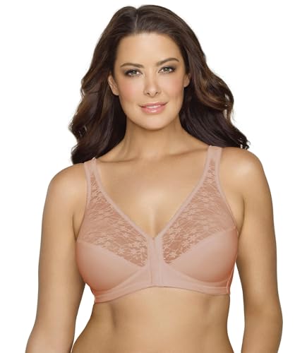 Exquisite Form 5100565 FULLY Lace Wireless Back & Posture Support Bra with Front Closure