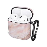 AirPods Case Pretty TPU AirPods Case Protective Cover Compatible with Apple AirPods 2 and 1, Eco-Friendly Durable Shockproof Drop Proof Fastness Case for Apple AirPods (Striped Marble)