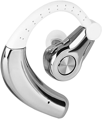 【Ergonomic】GPCT Wireless Bluetooth Sport Headset. 3D Sound, Built-In Echo Cancelling Mic Headphone Earbuds Earphones- Gym/Workout/iPhone X/8 Plus/8/7/6S/6/Galaxy S8/S7/S6/Note/HTC/LG/Google- Silver