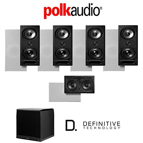 Polk Audio 265LS 5.1-Ch Vanishing Series in-Wall/in-Ceiling Home Theater System (265-LS + 255C-LS + SuperCube6000)