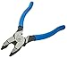 Klein Tools D2000-9NECR Lineman's Pliers with Crimping, Made in USA, High-Leverage Streamline Design with Induction Hardened Knives and Knurled Jaws