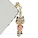 Mavis's Diary 3D Handmade Bling Dust Plug Earphone Jack Accessories/Cell Charms/Dust Plug/Ear Jack for iPhone/Ipad /iPod Touch/Samsung /HTC Series and Other 3.5mm Ear Jack (Pink Kitten Pandent)