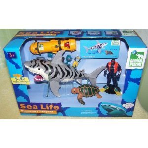 Amazon.com: Animal Planet Sea Planet Shark Turtle & Diver Set: Toys & Games