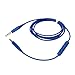 Sqrmekoko Replacement Inline Mic Remote Volume Control Audio Cable Cord Line for Bose SoundTrue Soundlink QC25 QC35 OE2 Headphoes with Iphone devices(Blue MIC)