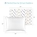 Babebay Toddler Pillow with Pillowcase,2 Pack 13 x 18 Inches Toddler Bedding Small Pillow with Soft Organic Cotton Cover for Unisex Kids Sleeping
