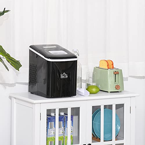 Portable Countertop Ice Maker Machine, 9 Cubes in 8 Minutes, Ice