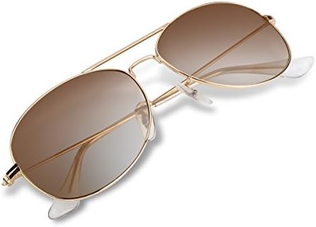 Small Face Aviator Sunglasses, Shades Women/Men UV Protective Sunglasses by Wenlenie