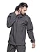 TACVASEN Men's Military Softshell Tactical Jacket Hooded Fleece Coat Gray
