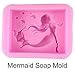 Mujiang Silicone DIY Handmade Art Craft Soap Molds, S