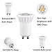 Dimmable MR11 GU10 LED Spotlight, Aluxcia 4W GU10 Recessed Light 120V 35W Halogen Bulbs Replacement for Track Light, Living Room, Office, Ceiling Lighting, Warm White 3000K, 2-Pack