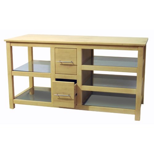 TV & Entertainment Storage Unit BEECH finish Amazon.co.uk Kitchen & Home