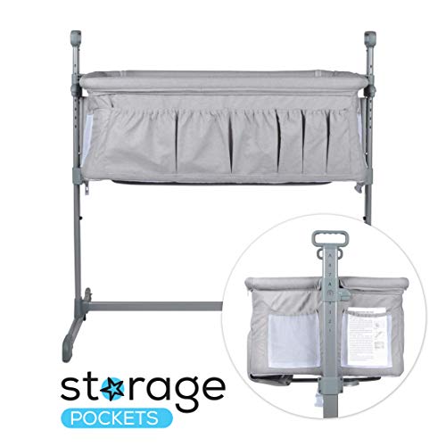 Milliard Bedside Bassinet Side Sleeper/Portable Infant Crib in