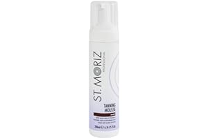 ST. MORIZ St Moriz Professional Dark Self Tanner Mousse - Sunless Instant Self Tanning Foam for a Deep, Natural Looking Fake Tan - With Aloe Vera & Vitamin E (6.76 fl oz)