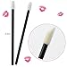 Miayon 100 pcs Disposable Lipbrush Lip Gloss Brush Wands Lipstick Gloss Applicators Makeup Tool