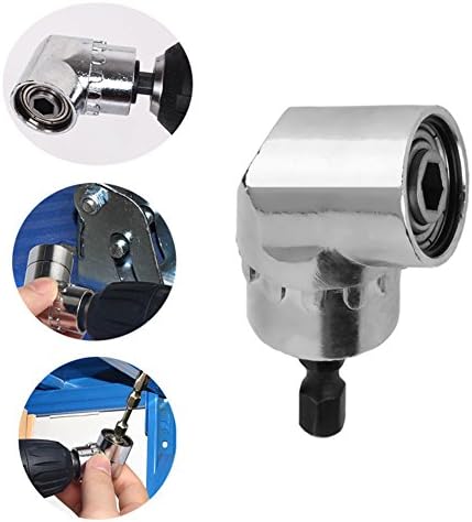 1/4 Inch Angle Extension Right Driver Drilling Shank Screwdriver Magnetic 105 Degree Hex Drill Bit Socket Holder Adaptor Sleeve