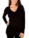 Caramel Cantina Maternity Soft Long Sleeve V-Neck Shirt