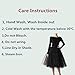 WDPL Women's A Line Short Knee Length Tutu Tulle Prom Party Skirt Small Black