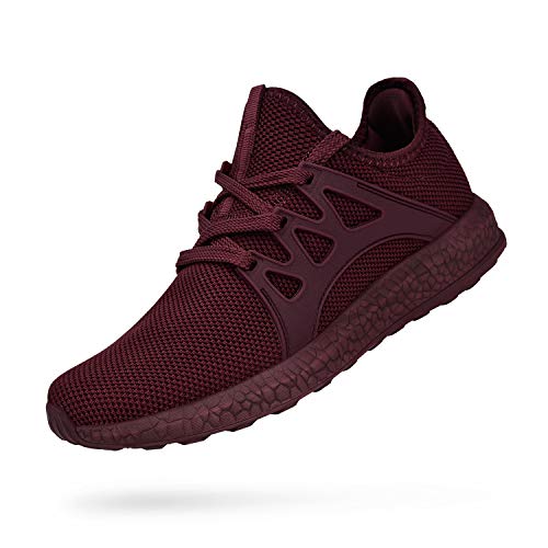 Troadlop Womens Tennis Shoes Ultra Lightweight Knitted Non Slip Sport Shoes SlipOn Sneakers for