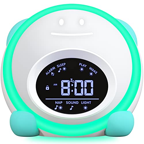 Kids Alarm Clocks,Little Tiddi Ok to Wake Clock ,Sleep Training Clock