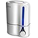 GREEVOO GVH01W Humidifiers Ultrasonic Cool, 3.8L Large Capacity, Waterless Auto Shut-Off, 360° Rotary Mist Outlet, 2 Built-in Ceramic Filter, Ideal for Home & Bedroom & Babyroom & Office, White