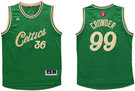 Celtics 99 Jae Crowder Green 2015-16 Christmas Day Swingman Jersey Size-S