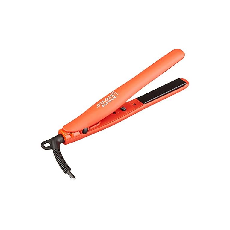 BaBylissPRO-Luminoso-Mini-Flat-Iron-34-Orange BaBylissPRO Luminoso Mini Flat Iron, Yellow