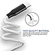 USB C Cable, 4 Pack [3FT 6FT 6FT 10FT] Type-C Cord Nylon Braided USB C Compatible Cable for Samsung Galaxy S9 S8 Note 8,Apple New MacBook, Nexus 6P 5X,Google Pixel,LG G5 G6(White)