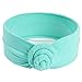Baby Stretchy Headband Turban Knotted, Girl's Hairbands with Bows Big Hair Bow Headband for Infant Baby Girls (BK01)