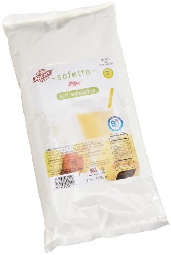 MOCAFE Sofetto Tart Smoothie, 3-Pound Bag Real Yogurt Smoothie Powder Fat Free Kosher & Halal Probiotic Makes 34 Servings Instant Smoothie Mix, Coffee House Style Blended Drink Used in Coffee Shops