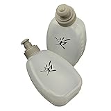 2 x BPA Free Leakproof Water Bottles with Push Pull Cap, Flask for Hydration Running Belt