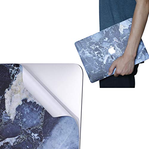 Digi-Tatoo 4-in-1 MacBook Skin Decal Sticker Compatible with Apple MacBook Pro 13 Inch w/Touch Bar (Model A2159/A1706/A1989), Full Body Protective, Removable and Anti-Scratch, Blue Marble - Thumbnail 5